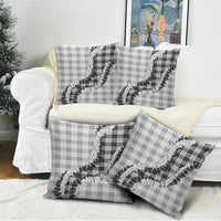 Gray Hawaii Palaka Pillow Cover Hawaiian Honohono Lei