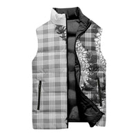 Gray Hawaii Palaka Sleeveless Puffer Jacket Hawaiian Honohono Lei LT05 - Polynesian Pride