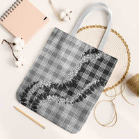 Gray Hawaii Palaka Tote Bag Hawaiian Honohono Lei