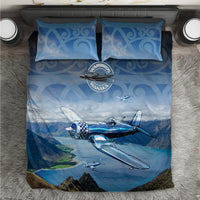 New Zealand Wanaka Air Show Bedding Set With Maori Pattern
