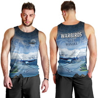 New Zealand Wanaka Air Show Men Tank Top With Maori Pattern