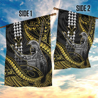 Hawaii King Kamehameha The Great Garden Flag Gold Tribal Tattoo LT05 - Polynesian Pride