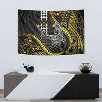 Hawaii King Kamehameha The Great Tapestry Gold Tribal Tattoo LT05 - Polynesian Pride