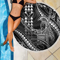 Hawaii King Kamehameha The Great Beach Blanket Black Tribal Tattoo LT05 - Polynesian Pride