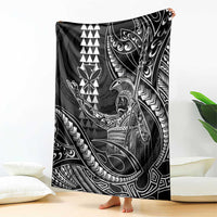 Hawaii King Kamehameha The Great Blanket Black Tribal Tattoo LT05 - Polynesian Pride