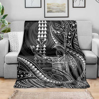 Hawaii King Kamehameha The Great Blanket Black Tribal Tattoo LT05 - Polynesian Pride