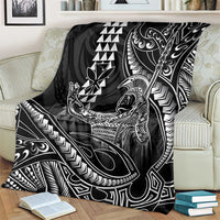 Hawaii King Kamehameha The Great Blanket Black Tribal Tattoo LT05 - Polynesian Pride