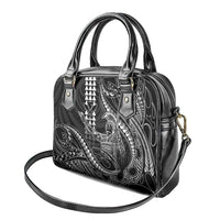 Hawaii King Kamehameha The Great Shoulder Handbag Black Tribal Tattoo LT05 - Polynesian Pride