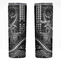 Hawaii King Kamehameha The Great Skinny Tumbler Black Tribal Tattoo