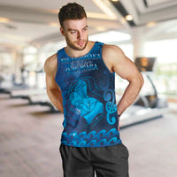 Personalised New Zealand Mother's Day Men Tank Top Ko Te Whaea Te Takere O Te Waka