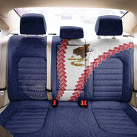 American Samoa Eagle Back Car Seat Cover Polynesian Tribal Pattern Curve Style