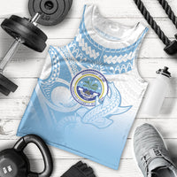Micronesia Constitution Day Men Tank Top Polynesian Tribal Tattoo Simple Style