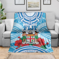 Fiji Ratu Sir Lala Sukuna Day Blanket Hibiscus Tapa Pattern