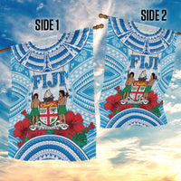 Fiji Ratu Sir Lala Sukuna Day Garden Flag Hibiscus Tapa Pattern