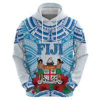 Personalised Fiji Ratu Sir Lala Sukuna Day Hoodie Hibiscus Tapa Pattern