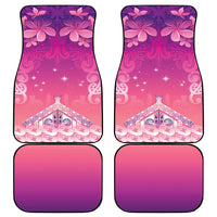 New Zealand Matariki Car Mats Maori Marae Purple Galaxy