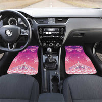 New Zealand Matariki Car Mats Maori Marae Purple Galaxy