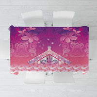 New Zealand Matariki Tablecloth Maori Marae Purple Galaxy