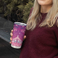 New Zealand Matariki Tumbler Cup Maori Marae Purple Galaxy