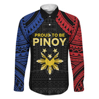 Philippines Independence Day Family Matching Long Sleeve Bodycon Dress and Hawaiian Shirt Proud To Be Pinoy