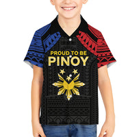 Philippines Independence Day Family Matching Long Sleeve Bodycon Dress and Hawaiian Shirt Proud To Be Pinoy