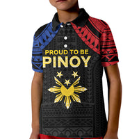 Philippines Independence Day Kid Polo Shirt Proud To Be Pinoy