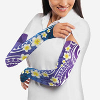 Plumeria With Galaxy Polynesian Tattoo Pattern Arm Sleeves LT05 - Polynesian Pride