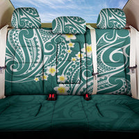 Plumeria With Teal Polynesian Tattoo Pattern Back Car Seat Cover LT05 One Size Teal - Polynesian Pride