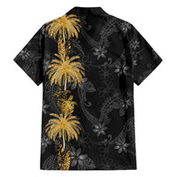 Hawaiian Honu And Surfboards Hawaiian Shirt Gold Style - Polynesian Pride
