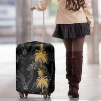 Hawaiian Honu And Surfboards Luggage Cover Gold Style LT05 - Polynesian Pride
