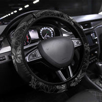 Hawaiian Honu And Surfboards Steering Wheel Cover Gold Style - Polynesian Pride