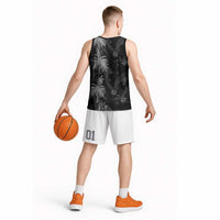 Hawaiian Honu And Surfboards Basketball Jersey Silver Style LT05 - Polynesian Pride