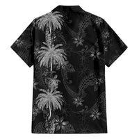 Hawaiian Honu And Surfboards Family Matching Puletasi and Hawaiian Shirt Silver Style - Polynesian Pride