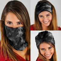 Hawaiian Honu And Surfboards Neck Gaiter Silver Style - Polynesian Pride