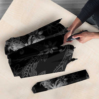 Hawaiian Honu And Surfboards Umbrella Silver Style - Polynesian Pride