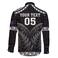 Custom New Zealand Maori Tiki Rugby Family Matching Off Shoulder Short Dress and Hawaiian Shirt Go Aotearoa Maori Pattern