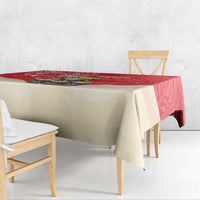 Puerto Rico Tablecloth Coqui Frog With Polynesian Pattern - Polynesian Pride