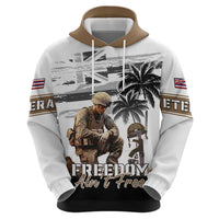 Hawaii Veterans Day Hoodie Honor The Fallen Flag Grunge Style LT05 - Polynesian Pride