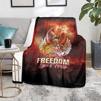 Hawaii Veterans Day Blanket May We Never Forget Freedom Isn't Free