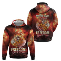 Hawaii Veterans Day Hoodie May We Never Forget Freedom Isn't Free LT05 - Polynesian Pride