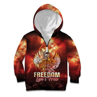 Hawaii Veterans Day Kid Hoodie May We Never Forget Freedom Isn't Free