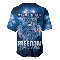 Federated States of Micronesia Veterans Day Baseball Jersey May We Never Forget Freedom Isn't Free LT05 - Polynesian Pride