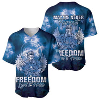 Federated States of Micronesia Veterans Day Baseball Jersey May We Never Forget Freedom Isn't Free LT05 - Polynesian Pride