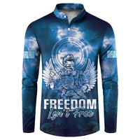Federated States of Micronesia Veterans Day Button Sweatshirt May We Never Forget Freedom Isn't Free