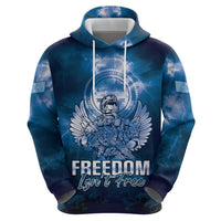 Federated States of Micronesia Veterans Day Zip Hoodie May We Never Forget Freedom Isn't Free