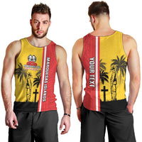 Marquesas Islands Armistice Day Men Tank Top Lest We Forget Flag Style