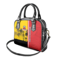 Marquesas Islands Armistice Day Shoulder Handbag Lest We Forget Flag Style