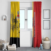 Marquesas Islands Armistice Day Window Curtain Lest We Forget Flag Style