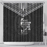 American Samoa MLK Day Shower Curtain Polynesian Style