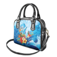 Polynesia Humpback Whale Shoulder Handbag Ocean Style